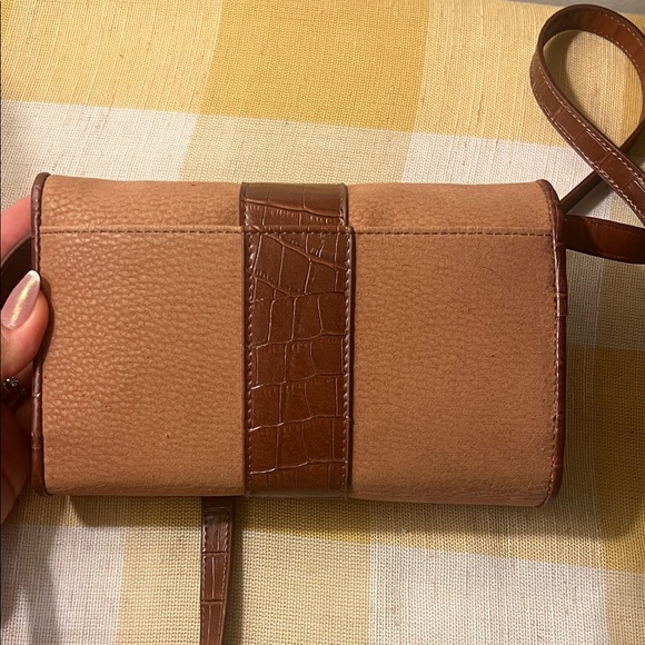 Coldwater Creek Brown and Tan Crossbody Bag - Picture 8 of 10